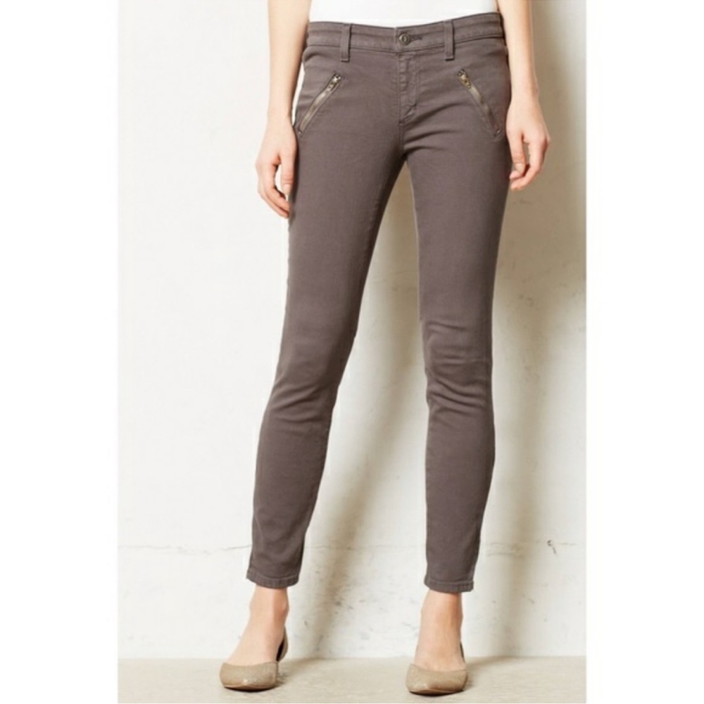 Pilcro and the Letterpress Gray Denim Pants